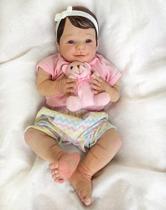 Bebê Reborn Lançamento Menina Realista Cabelo Feito A Mão - Ana Dolls