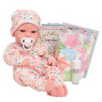 Bebê Reborn Larinha Menina Realista Silicone 42cm + Itens Bebê Reborn Larinha Menina Realista Silicone 42cm + Itens