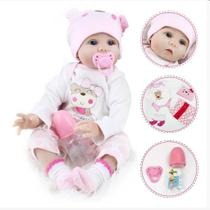 Bebe Reborn Laura Baby - DAYLIN TipTop Urso Corpo 100% Vinil