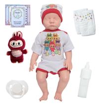 Bebe Reborn Levi 100% Silicone Pode Banho Labubu Itens Bebe Reborn Levi 100% Silicone Pode Banho Labubu Itens