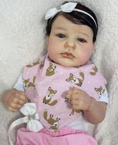 Bebê Reborn Lou Lou Rosa Acordada O Realismo do Corpo Inteiro de Silicone da Ana Dolls Bebê Reborn Lou Lou Rosa Acordada O Realismo do Corpo Inteiro de Silicone da Ana Dolls