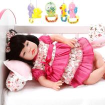 Bebê Reborn Luxo Morena ul Bebê Cegonha Dolls 23 Itens