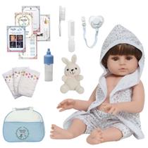 Bebê Reborn Masculino Recém Nascido Coelho Enxoval Completo Bebê Reborn Masculino Recém Nascido Coelho Enxoval Completo
