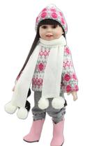Bebe Reborn Menina 100 Silicone 48 Cm ISIS