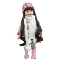 Bebe Reborn Menina 100 Silicone 48 Cm Isis