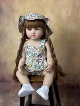 Bebe Reborn Menina 100% Silicone 57 Cm - Anita