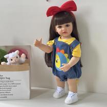 Bebe Reborn Menina 100% Silicone 57 Cm - Liz Bebe Reborn Menina 100% Silicone 57 Cm - Liz