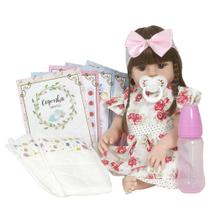 Bebê Reborn Menina 100% Silicone Realista Bonita Pode Molhar Bebê Reborn Menina 100% Silicone Realista Bonita Pode Molhar