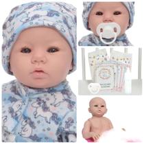 Bebe Reborn Menina Abigail Macacão Unicórnio Pode Banho Bebe Reborn Menina Abigail Macacão Unicórnio Pode Banho