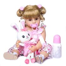 Bebe Reborn Menina Boneca 100% Silicone- Elisa Bebe Reborn Menina Boneca 100% Silicone- Elisa