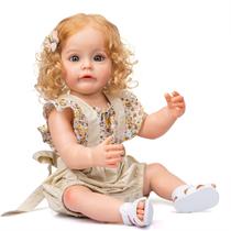 Bebe Reborn Menina Boneca Clara 100 Silicone