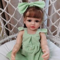 Bebe Reborn Menina Boneca Helena 100 Silicone