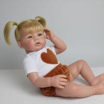 Bebê reborn menina corpo de pano realista membros inteiros