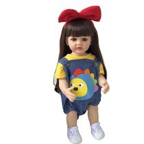 Bebe Reborn Menina Corpo de Silicone 57 Cm Liz Bebe Reborn Menina Corpo de Silicone 57 Cm Liz