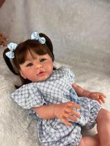 Bebê Reborn Menina Corpo Silicone Faz Xixi Pode Tomar Banho