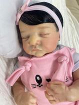Bebê Reborn Menina Dormindo Fofura Realista D02 Bebê Reborn Menina Dormindo Fofura Realista D02