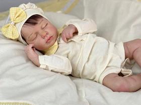 Bebê Reborn Menina Dormindo Real, Feito A Mão