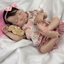 Bebe Reborn Menina Dormindo Realista Molde Levi - Ana Dolls