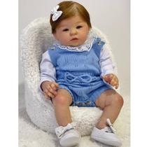 Bebê Reborn Menina Hiper Realista Toma Banho