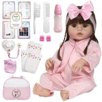 Bebe Reborn Menina Julia 46cm Bolsa Maternidade 20 Itens Bebe Reborn Menina Julia 46cm Bolsa Maternidade 20 Itens