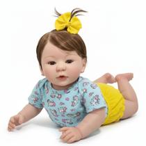 Bebê Reborn Menina Linda Realista Corpo de Pano