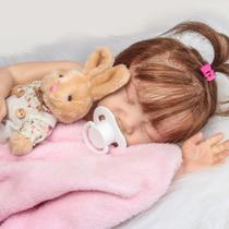 Bebê Reborn Menina Lívia Cabelo Fio a Fio 42cm Pode Molhar Bebê Reborn Menina Lívia Cabelo Fio a Fio 42cm Pode Molhar