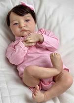 Bebê Reborn Menina Molde Levi Acordada Corpo De Tecido Real - Ana Dolls