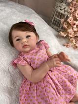 Bebe reborn menina original corpinho de pano muito macio