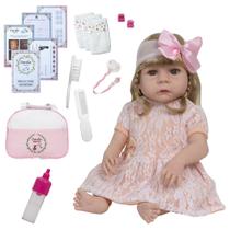 Bebê Reborn Menina Princesa Kit 20 Itens Envio Imediato