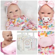 Bebê Reborn Menina Princesa Larinha Corpo Silicone Realista Bebê Reborn Menina Princesa Larinha Corpo Silicone Realista