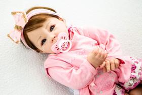 Bebê Reborn Menina, Princesa, Luxo, Boneca Bebê Reborn Menina, Princesa, Luxo, Boneca
