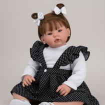 Bebê Reborn Menina Princesa Siliconada - Enxoval Completo