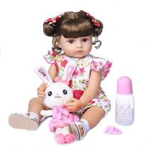 Bebê Reborn Menina Realista 100% Silicone 57cm - Vicky Bebê Reborn Menina Realista 100% Silicone 57cm - Vicky