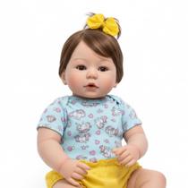 Bebê Reborn Menina Realista Boneca Com Enxoval