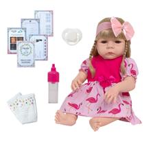 Bebê Reborn Menina Realista Com Acessórios Envio Imediato Bebê Reborn Menina Realista Com Acessórios Envio Imediato