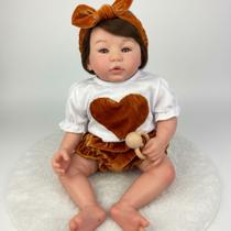 Bebê Reborn Menina Realista Corpo de Pano Bebê Reborn Menina Realista Corpo de Pano