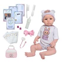 Bebê Reborn Menina Realista Corpo Silicone Bolsa Itens Bebê Reborn Menina Realista Corpo Silicone Bolsa Itens