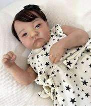 Bebê Reborn Menina Realista Levi Acordada Cabelo Fio A Fio - Ana Dolls