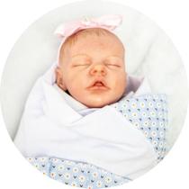 Bebe Reborn Menina Realista Recem Nascida Muito Linda