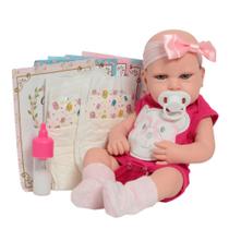 Bebê Reborn Menina Recém Nascida Com Acessórios Lindos 43cm Bebê Reborn Menina Recém Nascida Com Acessórios Lindos 43cm