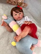 Bebe Reborn Menina Ruiva Super Realista Corpo Banho
