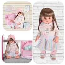 Bebê Reborn Menina Silicone Pode Dar Banho Mais Acessorios Bebê Reborn Menina Silicone Pode Dar Banho Mais Acessorios