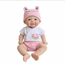 Bebê Reborn Menina Silicone Sólido Molinha 32cm Bebê Reborn Menina Silicone Sólido Molinha 32cm