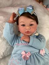 Bebê Reborn Menina, Tecido, Enxoval Completo