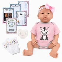 Bebê Reborn Menina Vinil Siliconado Corpo Articulado + Itens Bebê Reborn Menina Vinil Siliconado Corpo Articulado + Itens