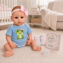 Bebê Reborn Menina Vinil Siliconado Corpo Macio Body Sapinho Bebê Reborn Menina Vinil Siliconado Corpo Macio Body Sapinho