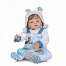 Bebe Reborn Menino 100 Silicone 57 Cm Arthur