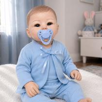 Bebê Reborn Menino 100% Silicone Pode Banho Envio Imediato