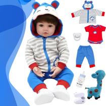 Bebê Reborn Menino 100% Silicone Pode dar Banho New Happy Bebê Reborn Menino 100% Silicone Pode dar Banho New Happy