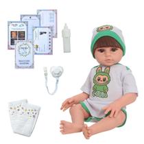 Bebê Reborn Menino Acessórios Roupa Linda Várias Cores Bebê Reborn Menino Acessórios Roupa Linda Várias Cores